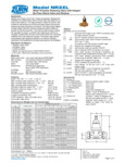 Zurn Model NR3XL Specsheet