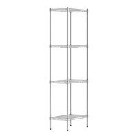 Regency 14" x 24" x 74" NSF Chrome 4-Shelf Kit