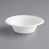 EcoChoice 12 oz. Compostable White Plant Fiber Bowl - 125/Pack