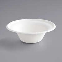 EcoChoice 8 oz. Compostable White Plant Fiber Bowl - 125/Pack