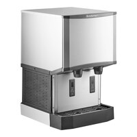 Scotsman HID525A-1 Meridian® Countertop Air-Cooled Ice Machine and Water Dispenser with 25 lb. Storage Bin - 500 lb., 115V