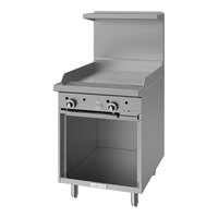 Garland G24-G24S Natural Gas Range with 24" Griddle and Storage Base - 36,000 BTU