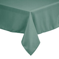 Intedge 64" x 110" Rectangular Seafoam Green 100% Polyester Hemmed Cloth Table Cover