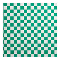 Choice 15" x 15" Green Check Deli Sandwich Wrap Paper - 1,000/Pack