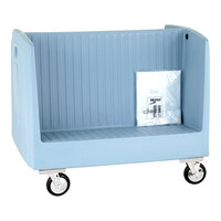 Metro DSD11 Double Side Load Polymer Dish and Tray Cart - 60 Dishes or 80 Trays