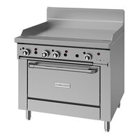 Garland GF36-G36R Liquid Propane 36" Range with Flame Failure Protection, 36" Griddle, and Standard Oven - 86,000 BTU