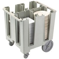 Cambro DCS1125480 Versa Speckled Gray Dish Caddy - 4 Column