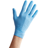 Noble Powder-Free Disposable Exam Grade Nitrile 4.5 Mil Thick Textured Gloves - Medium - 100/Box