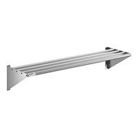 Regency 16" x 60" NSF Stainless Steel Tubular Wall-Mounted Shelf