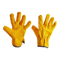 Cordova Russet Select Split Cowhide Leather Driver's Gloves - Vendpacked - Large - Pair
