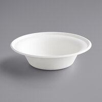 EcoChoice 16 oz. Compostable White Plant Fiber Round Bowl - 125/Pack