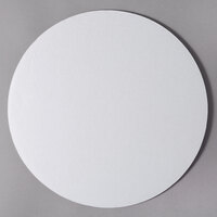 14" White Corrugated Cake Circle