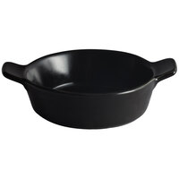 Acopa Keystone 6 oz. Caldera Stoneware Mini Casserole Dish with Handles - 6/Case