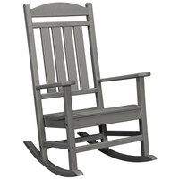 POLYWOOD R100GY Slate Gray Presidential Rocking Chair