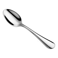Acopa Vernon 4 1/2" 18/0 Stainless Steel Heavy Weight Demitasse Spoon - 12/Case