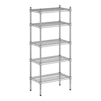 Regency 14" x 24" x 54" NSF Chrome 5-Shelf Kit