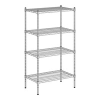 Regency 18" x 30" x 54" NSF Chrome 4-Shelf Kit