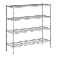 Regency 18" x 54" x 54" NSF Chrome 4-Shelf Kit