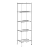 Regency 18" x 24" x 86" NSF Chrome Wire 5-Shelf Kit