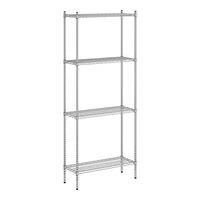 Regency 14" x 36" x 86" NSF Chrome Wire 4-Shelf Kit