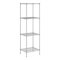 Regency 24" x 30" NSF Chrome Wire 4-Shelf Kit with 96" Posts
