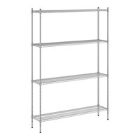 Regency 14" x 60" x 86" NSF Chrome Wire 4-Shelf Kit
