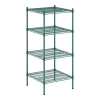 Regency 24" x 24" x 54" NSF Green Epoxy 4-Shelf Kit