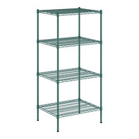 Regency 24" x 30" x 64" NSF Green Epoxy 4-Shelf Kit