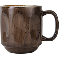 Tuxton TuxTrendz Artisan Geode Mushroom 12 oz. China Yukon Mug - 24/Case