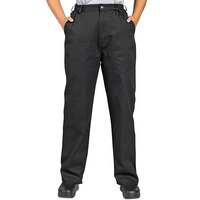 Uncommon Chef 4020 Unisex Black Customizable Executive Chef Pants - 2XL