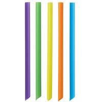 Choice 7 1/2" Neon Pointed Unwrapped Straw - 500/Pack