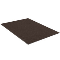 Apache Mills Needle Rib 2' x 3' Brown Indoor Entrance Mat - 3/8" Thick