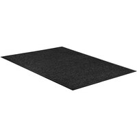 Apache Mills Water Absorbent 4' x 6' Pepper Waffle Indoor Entrance Mat - 3/8" Thick