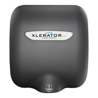 Excel XL-GR-ECO-H 208/277 XLERATOReco® Graphite Textured Cover Energy-Efficient No-Heat Hand Dryer with HEPA Filter - 208/277V, 500W