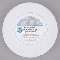 Wilton 191005591 Decorator Preferred 6" Round Smooth Edge Cake Separator Plate