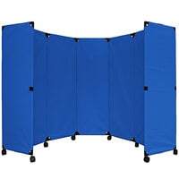 Versare 1708003 Blue MP10 Economical Folding Portable Partition - 10' x 6'