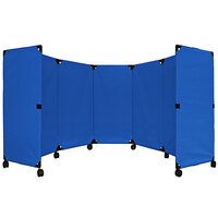 Versare 1707003 Blue MP10 Economical Folding Portable Partition - 10' x 4'