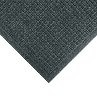 M+A Matting WaterHog 4' x 20' Bluestone Mat with Fashion Fabric Border and Smooth Backing