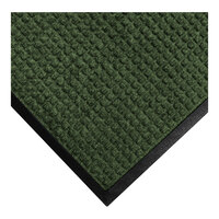 M+A Matting WaterHog Classic 4' x 6' Evergreen Mat with Classic Rubber Border and Smooth Backing