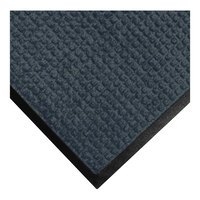 M+A Matting WaterHog Classic 6' x 20' Navy Mat with Classic Rubber Border and Universal Cleated Backing