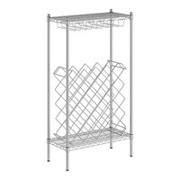 Regency 14" x 30" NSF 45-Bottle Wire Wine Rack Module with 54" Posts