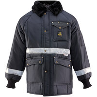RefrigiWear Iron-Tuff Enhanced Visibility Siberian Navy Jacket 0343RNAVMED - Medium