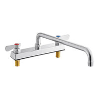 Regency Deck-Mount Faucet with 8" Centers and 16" Swing Spout