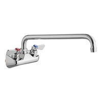Regency Wall-Mount Faucet with 4" Centers and 14" Swing Spout
