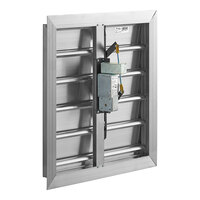 Canarm 3200 Series 24" x 24" Motorized Shutter Backdraft Damper SX3224X24