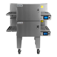 Lincoln Aperion 2424-SUV 74 inch Electric Double Stacked Impinger Conveyor Oven - 208-240V, 3 Phase