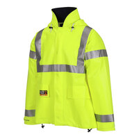 Tingley Eclipse Type R Class 3 Hi-Vis Lime Jacket with Quad-Hazard Protection J44122.4X - 4X