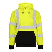 Tingley Job Sight Type R Class 3 Hi-Vis Lime Pullover Sweatshirt S78322.MD - Medium