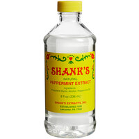 Shank's Pure Peppermint Extract 8 fl. oz. - 12/Case