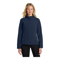 Port Authority L317 Women's Customizable Dress Blue Core Soft Shell Jacket - M
